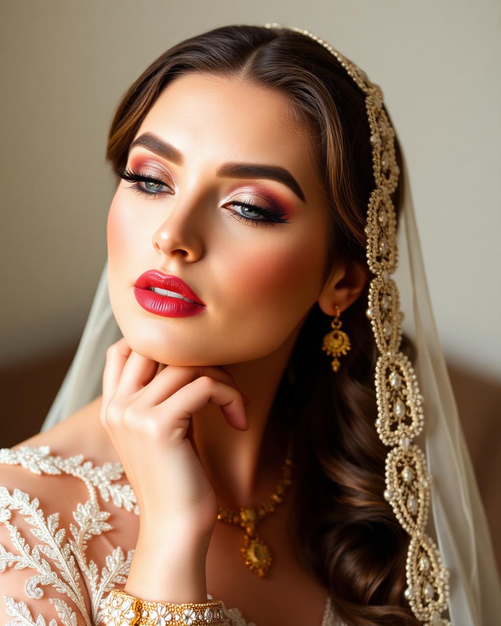 Bridal makeup